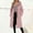 Pink, variant on Trench Coat Women with Hood Single Peacoats (Light Blue XL)