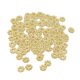 thumbnail image 1 of Juego de 500 cuentas espaciadoras de margaritas con forma de flor de margarita, cuentas de metal para decoración DIY Oro, 1 of 9