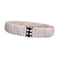 thumbnail image 5 of yuksok Elastic Waist Belt Elegant Cinch Band Trimmer for Sweater Puffer Coat Jacket Pink, 5 of 8