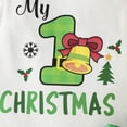 thumbnail image 6 of XIYNBAOK Boys 4t Christmas Outfit 0-3 Christmas Boy 18 Month Clothes Girl Girls Velvet Jumpsuit New Year Outfit Baby Girl Sweatsuit Holiday Outfits, Green 0-3 Months, 6 of 9