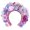Purple, variant on Jiibva Purple DIY Flower Crown Making Craft Kit Floral Wreath Hair Accessory Set 27x23x5cm 5 Pack