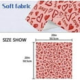 thumbnail image 7 of Dreamtimes Valentine's Day Love Heart Cloth Napkins Set of 6, Oversized Washable Reusable Polyester Dinner Table Napkins for Family, Restaurant, Party Decor, 20 x 20 Inch, 7 of 7
