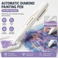 thumbnail image 4 of Automatic Diamond Painting Pen / Dual End Bead Placement Tool with Correction Tip / Manual Applicator for DIY Gem Art Craft White, 4 of 5