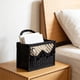 thumbnail image 4 of Cesta de almacenamiento de tela plegable con asa para el armario del dormitorio, ropa, juguetes y aperitivos, caja organizadora ligera y transpirable, 4 of 6