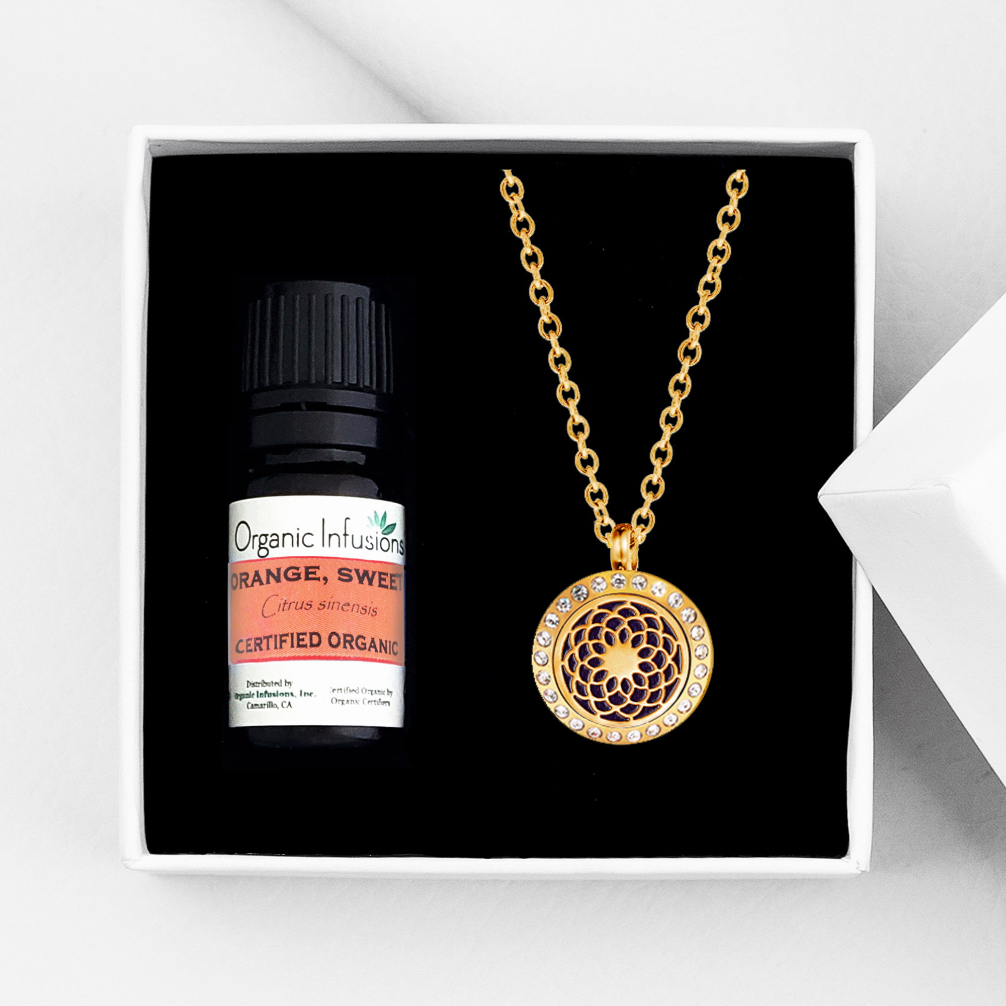 Aroma Therapy/Diffuser/Lava Bar Necklace with a Cross Clasp FREE SHIPPING!
