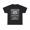 thumbnail image 2 of Vintage 1986 T Shirts for Women Retro Funny 1986 Birthday Womens Plus Size Tops, 2 of 7