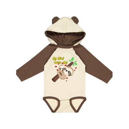 

Inktastic My Mimi Loves Me Gift Baby Boy or Baby Girl Long Sleeve Bodysuit