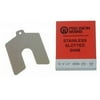 Precision Brand 42530 Stainless Steel Slotted Shim - 0.010 x 5 x 5 in., 20 Per Pack