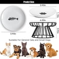 thumbnail image 6 of Cat Bowls, Elevated Cat Bowl, Raised Ceramic Cat Dish with Metal Stand, Pet Water or Food Feeding Station for Indoor Cats, Kitten, Puppies and Small Dogs, Dishwasher Safe, 6 of 10