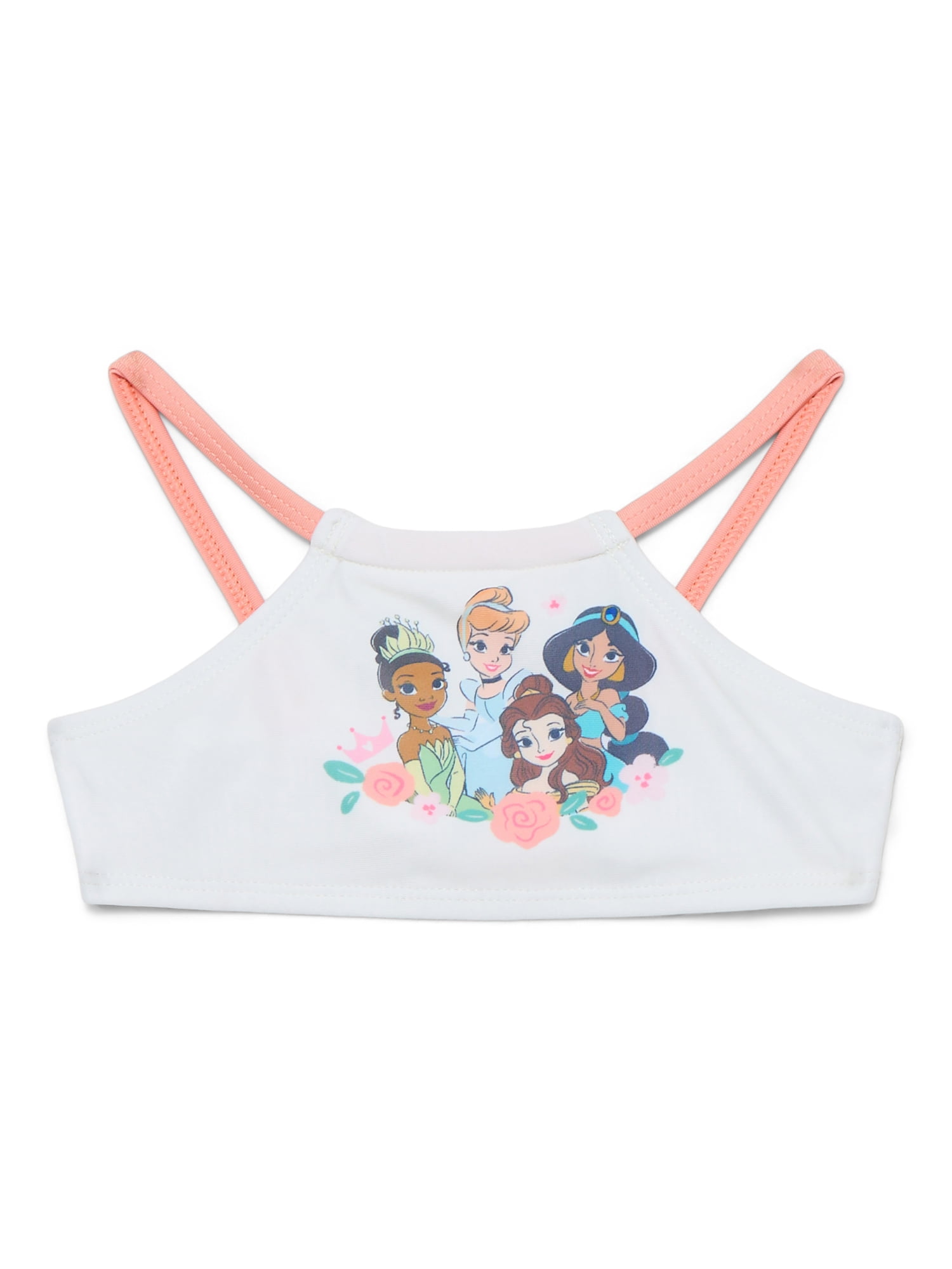 Character Toddler Girl Rash Guard and Bikini Swimsuit Set, 3-Piece, Sizes 2T-5T