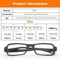 thumbnail image 3 of EnzoDate Baby Eyeglasses & Strap Size 41, Rectangle Children Glasses Frame with Elastic Cord, Flexible One-piece Frame & Band Retainer, 3 of 6