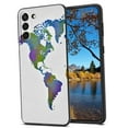 thumbnail image 1 of Compatible with Samsung Galaxy S21+ Plus Phone Case, World-Map-118-jpg-4-3 Case Men Women, Flexible Silicone Shockproof Case for Samsung Galaxy S21+ Plus, 1 of 1