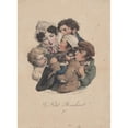 thumbnail image 3 of Louis Léopold Boilly 19x24 Black Modern Framed Museum Art Print Titled - The Little Beggar (1826), 3 of 5