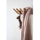 thumbnail image 2 of Perchero de pared con 5 ganchos, ahorra espacio, diseño de perchero de pared, perchero de pared, perchero para chaquetas, abrigos, bufandas, bolsos, madera para montaje en pared, 50 cm, 2 of 2