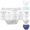 thumbnail image 4 of Swuxness Boys Solid Color Brief Underwear Comfortable Breathable School Daily Activities, 4 of 5