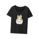 thumbnail image 2 of Camiseta de mujer con cuello redondo, informal, con estampado de animales, camisetas de manga corta a la moda S, 2 of 8