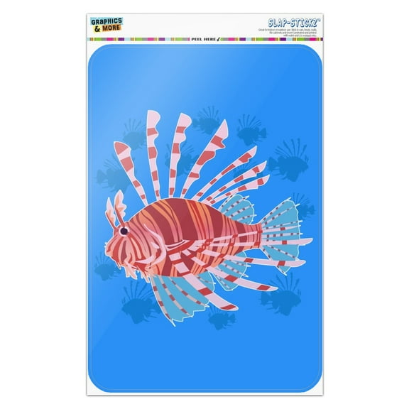 Red Lionfish Invasive Species Home Business Office Sign