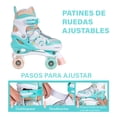 thumbnail image 3 of Patines De 4 Ruedas IOKDAD IOKDAD Para Niños Triple Protección Grande Ajustable, 3 of 5
