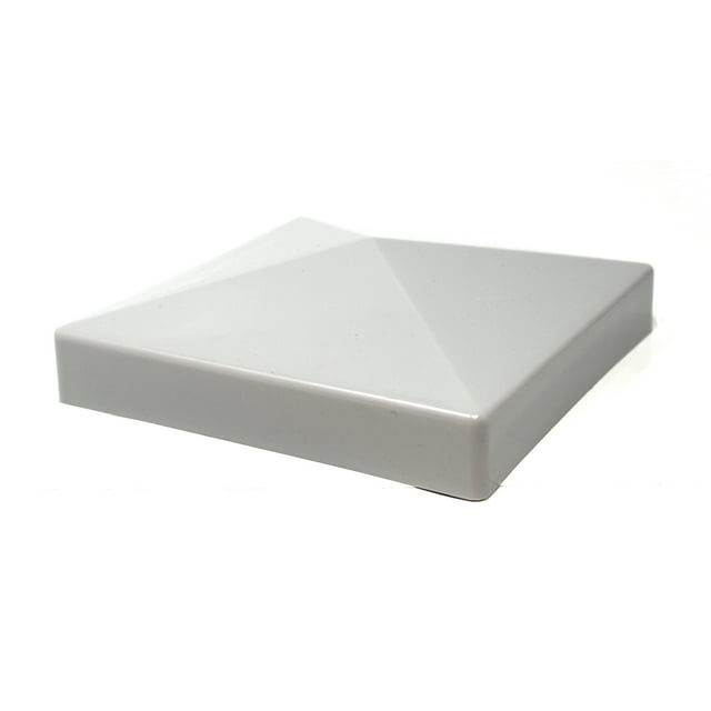 True 6x6 (155mm x 155mm) Plastic Pyramid Vinyl Fence Post Cap for True