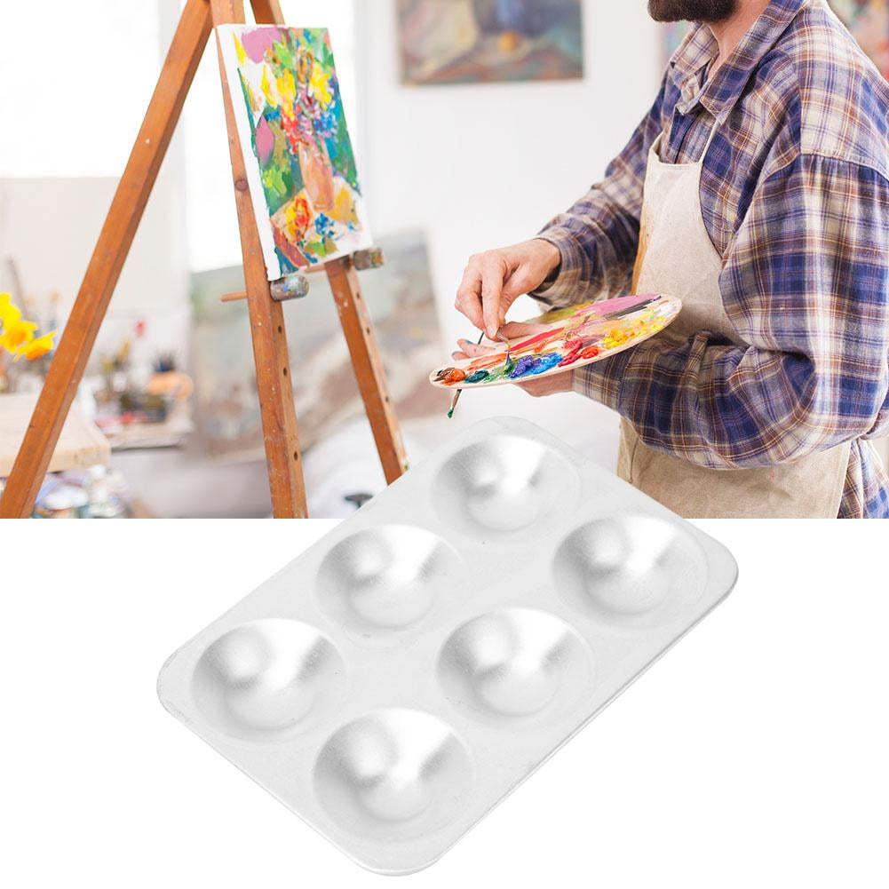 OTVIAP Aluminum Mixing Color Paint Drawing Tray Artist Watercolor