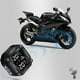 thumbnail image 3 of Monitor de presión de neumáticos Detector de monitor de presión de neumáticos de motocicleta Sistema Tomshoo Monitor de presión de neumáticos, 3 of 7