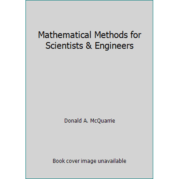 Pre-Owned Mathematical Methods for Scientists & Engineers (Paperback) 8130909979 9788130909974