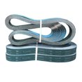 thumbnail image 2 of 10pcs 2100 * 63mm Zirconio azul Corundo abrasivo cinturones de pulido accesorios de amoladora, 2 of 4