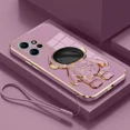 thumbnail image 4 of Astronaut Bracket Plating Case For Xiaomi Redmi Note 13 12 Pro 12C 12S 11 11S 10 10S 10A 10C 9S 9A 9C 9T A1Plus A2 Lanyard Cover Pink Redmi 12C, 4 of 6