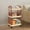Red, variant on Bowayaoa Rolling Cart with Wheels, Storage Craft Art Trolley Organizer Serving, Easy Assembly, for Office, Bathroom,Living Room, Kitchen