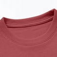 thumbnail image 6 of ZOYOEN Boys Cotton T Shirts- Soft Short Sleeve Casual Summer Kids Basic Tees Wine Size 3 T, 6 of 6