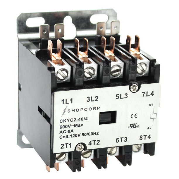 Shopcorp 40 Amp 4 Pole Normally Open, 600V Definite Purpose,