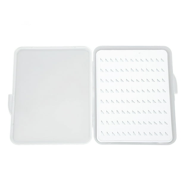 Caja de pesca con mosca, caja de anzuelo con mosca, esponja, caja de anzuelo de pesca con mosca, caja de señuelos para moscas, probada profesionalmente