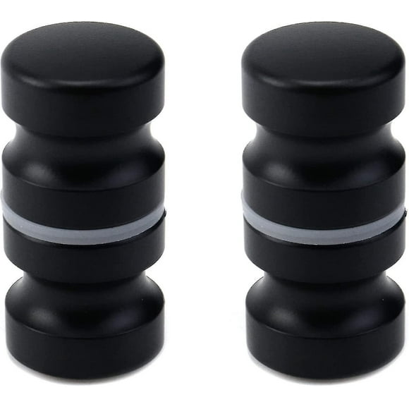 2pcs Black Bathroom Pull Handles, Shower Glass Door Knobs, Back To Back Shower Door Knobs