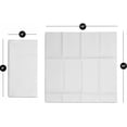 thumbnail image 3 of BloominGoods Colored Paper Disposable Dinner Napkins with Flatware Pocket, White 50-Pack, 3 of 8
