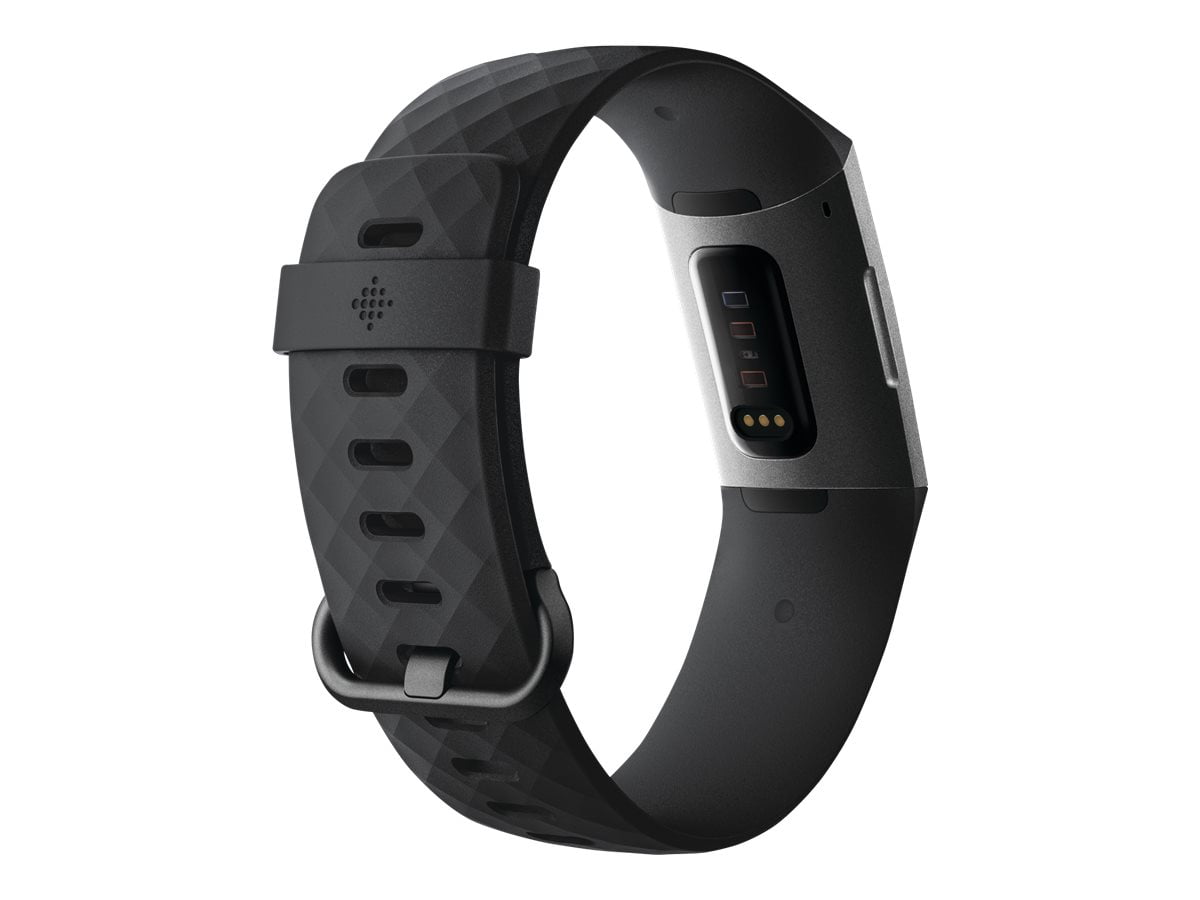 Fitbit Charge 3 - Graphite - activity tracker with sport band 