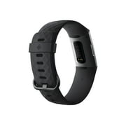 Fitbit Charge 3 - Graphite - activity tracker with sport band - black - monochrome - Bluetooth - 1.06 oz