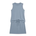 thumbnail image 3 of PVCS Women's Tennis Dress with Built in Shorts Athletic Dress Summer Cut Out Twisted Golf Workout Dress, 3 of 8