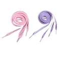 thumbnail image 4 of WHAMVOX 2 Pairs Velvet Thin Ribbon Shoe Laces for Sneakers, Casual Shoes, Stylish and, 4 of 8