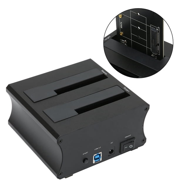 Base para disco duro, disco duro externo USB 3.0, estación de acoplamiento para disco duro externo de EE. UU., estación de acoplamiento para HDD, integración perfecta