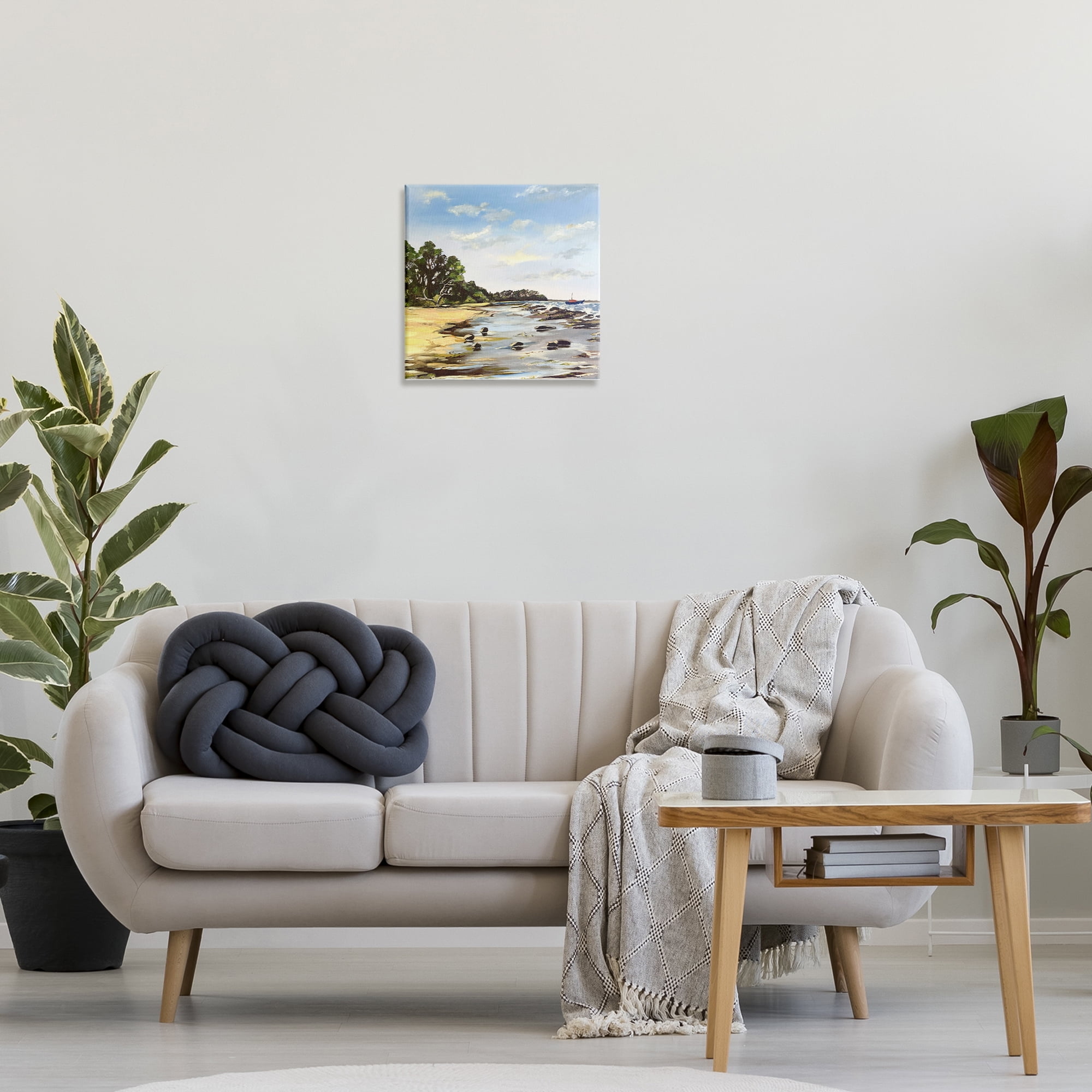 Low Tide Seascape Canvas Wall Art, design by Patricia Reynolds