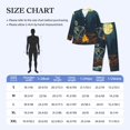 thumbnail image 4 of Balery Moonlit Skeleton Campfire Pijama para Hombre de Dos Piezas con Manga Larga, Conjunto de Dormir y Descanso Suave con Bolsillos-Medium, 4 of 7