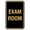Black Gold, variant on Portrait Round Exam Room Sign (Yellow / Black) - Small 4" x 6"
