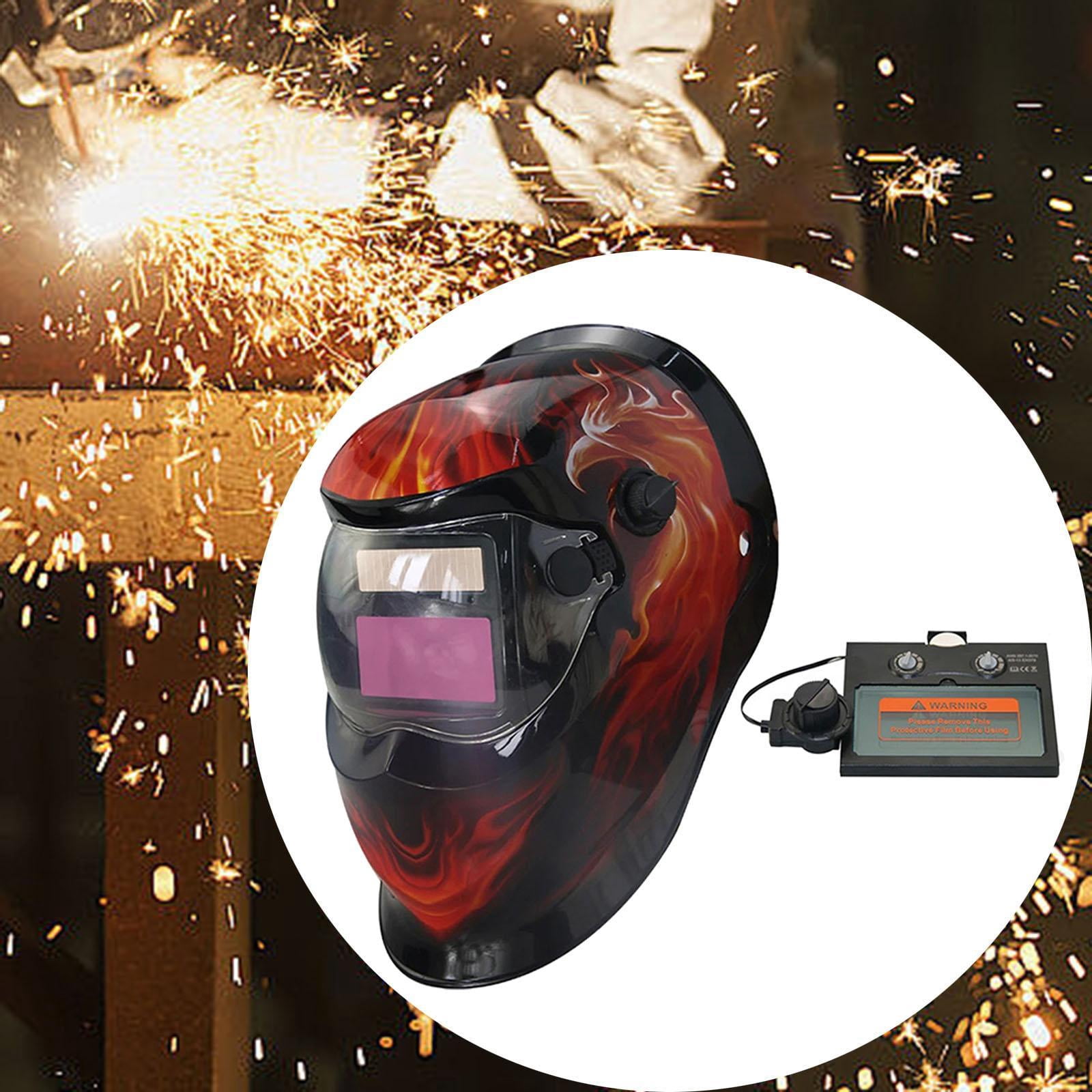 Fzaqwen Adjustable Welding Helmet High Temperature Resistant Protection Cover Gear Large Style I