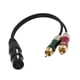 thumbnail image 5 of XLR a Doble Cable de Micrófono RCA Cable Splitter Patch Y Cable, 5 of 7