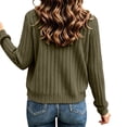 thumbnail image 5 of JPVDPA Women's Cropped Bomber Jacket Lightweight Zip Up Cardigan Sweaters Fall Fashion Outerwear Long Sleeve Casual Jackets Army Green XL, 5 of 9