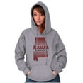 thumbnail image 3 of Alabama Heart of Dixie AL Native Unisex Plus Fleece Graphic Hoodie Brisco Brands 2X, 3 of 5