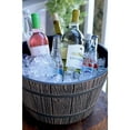 thumbnail image 3 of HC Companies 16 Inch Indoor Outdoor Aged Wooden Oak Round Whiskey Barrel Planter, 3 of 3