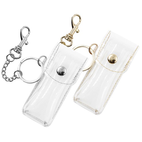 2 Pcs Lip Balm Lip Tint Rugables Lipstick Holder Clip Lipstick Case Lipstick Holder for Purse Travel