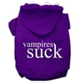 thumbnail image 6 of Halloween Pet, Dog  Cat Hoodie Screen Printed, "Vampires Suck", 6 of 10