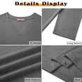 thumbnail image 6 of MOSHU 3 Pack T Shirts for Women V Neck Long Sleeve Womens T-shirts Casual Basics Tees Loose Fit Fall Tops, 6 of 11